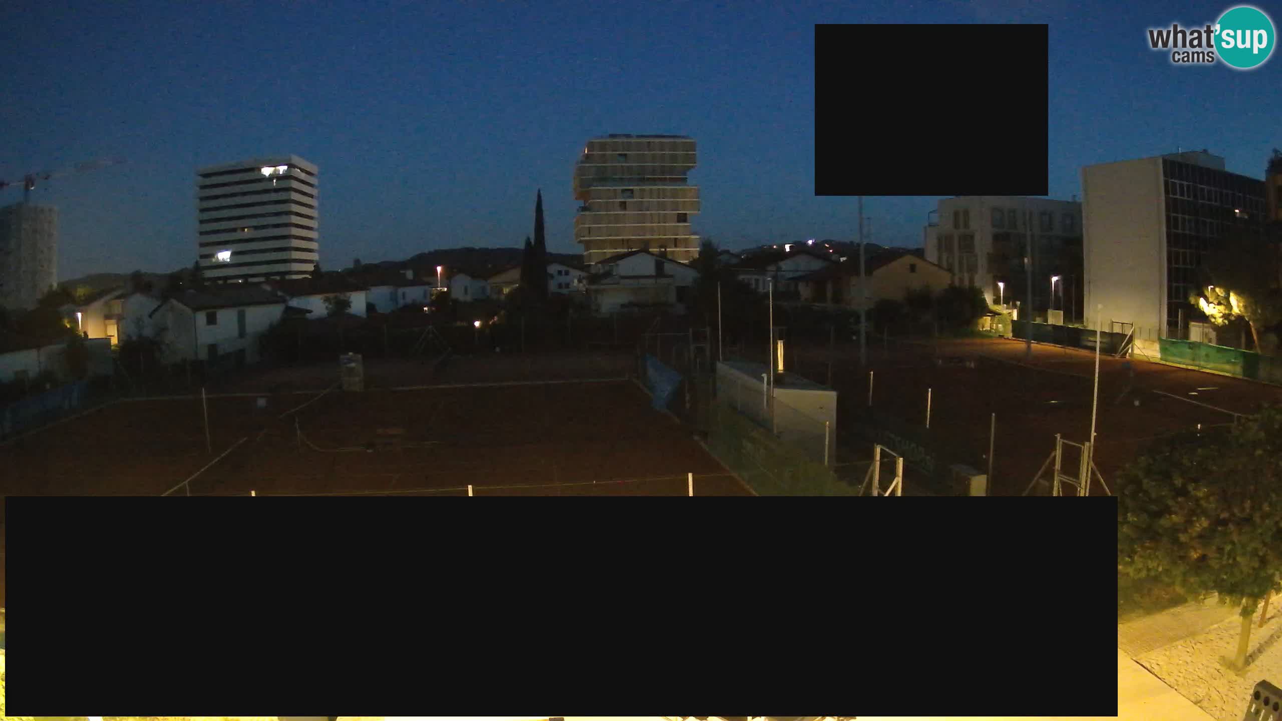 Live webcam ﻿Tennis Club Nova Gorica