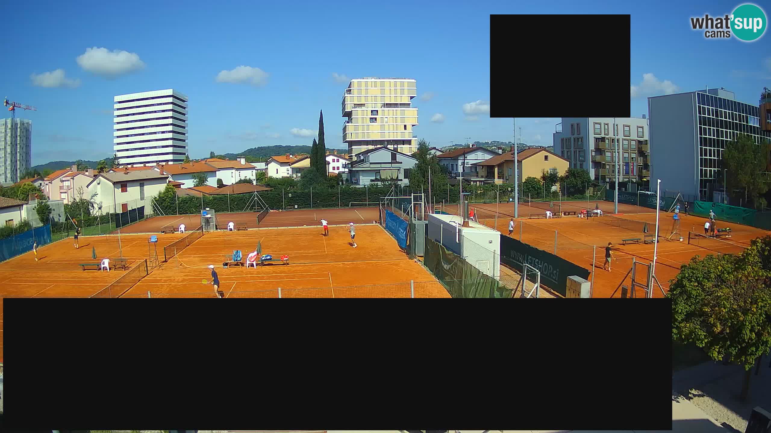 Live webcam ﻿Tennis Club Nova Gorica