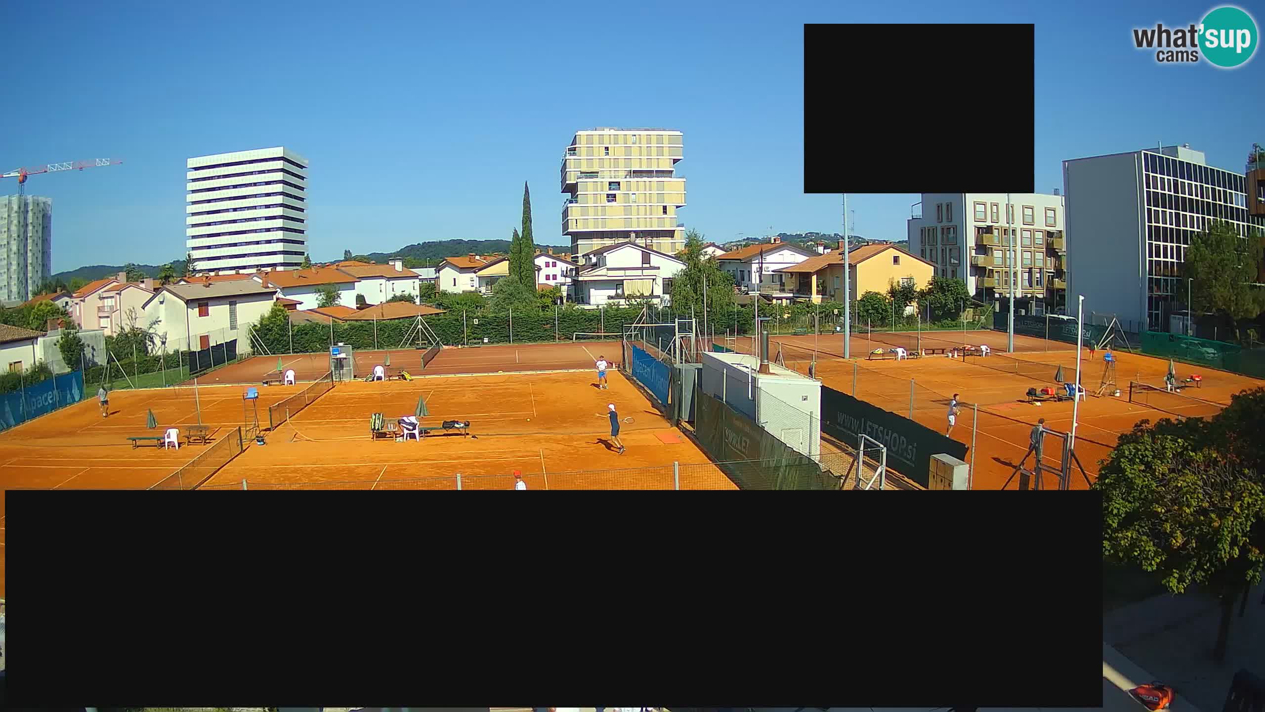 Live webcam ﻿Tennis Club Nova Gorica