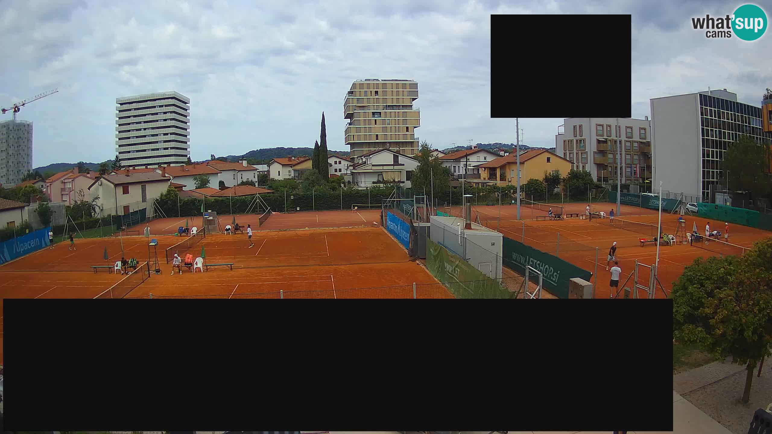 Live webcam ﻿Tennis Club Nova Gorica