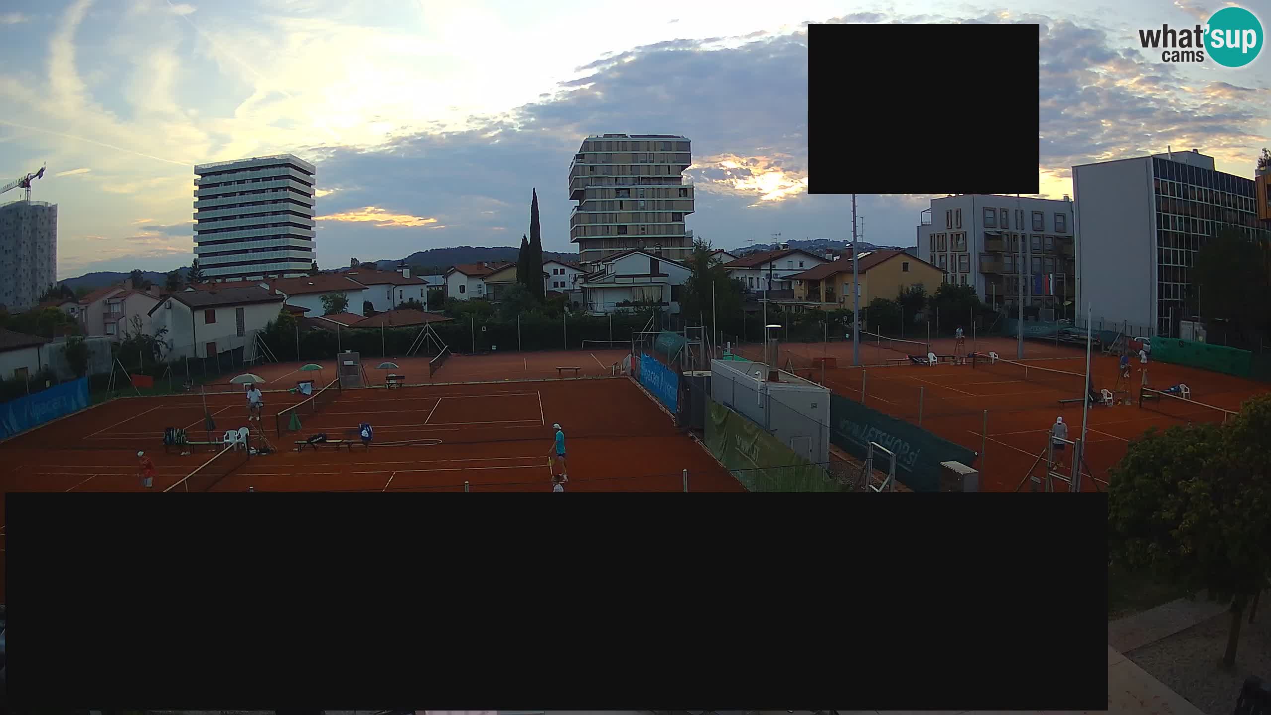 Live webcam ﻿Tennis Club Nova Gorica