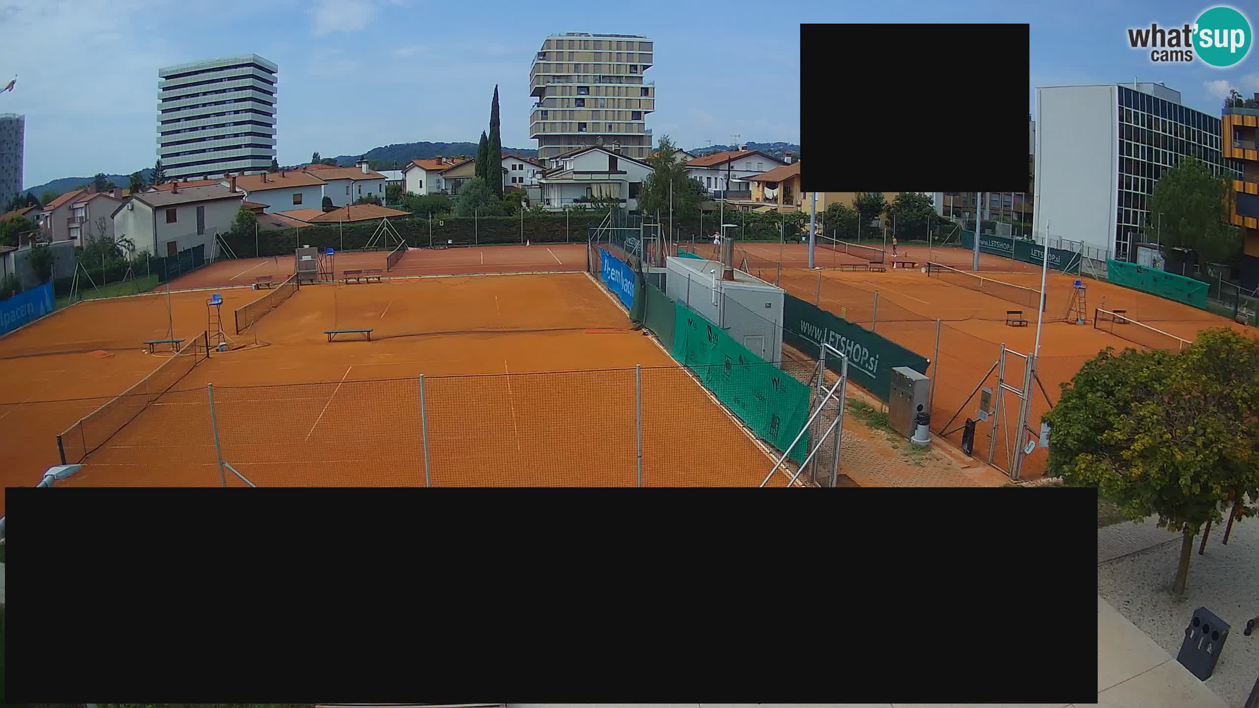 Live webcam ﻿Tennis Club Nova Gorica