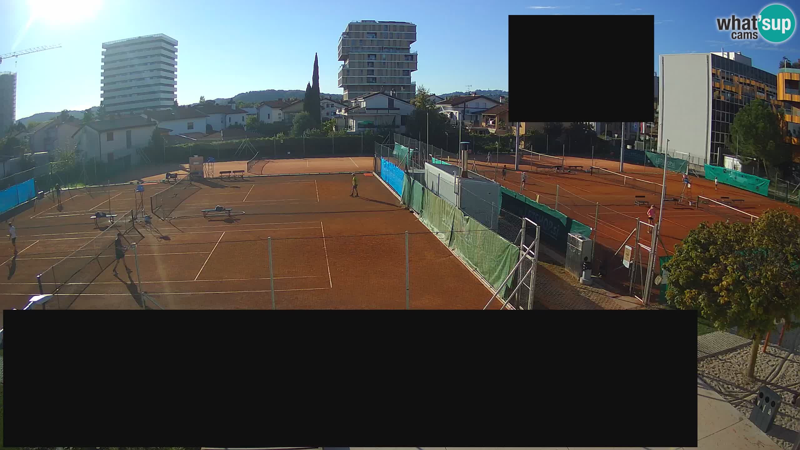 Live webcam ﻿Tennis Club Nova Gorica