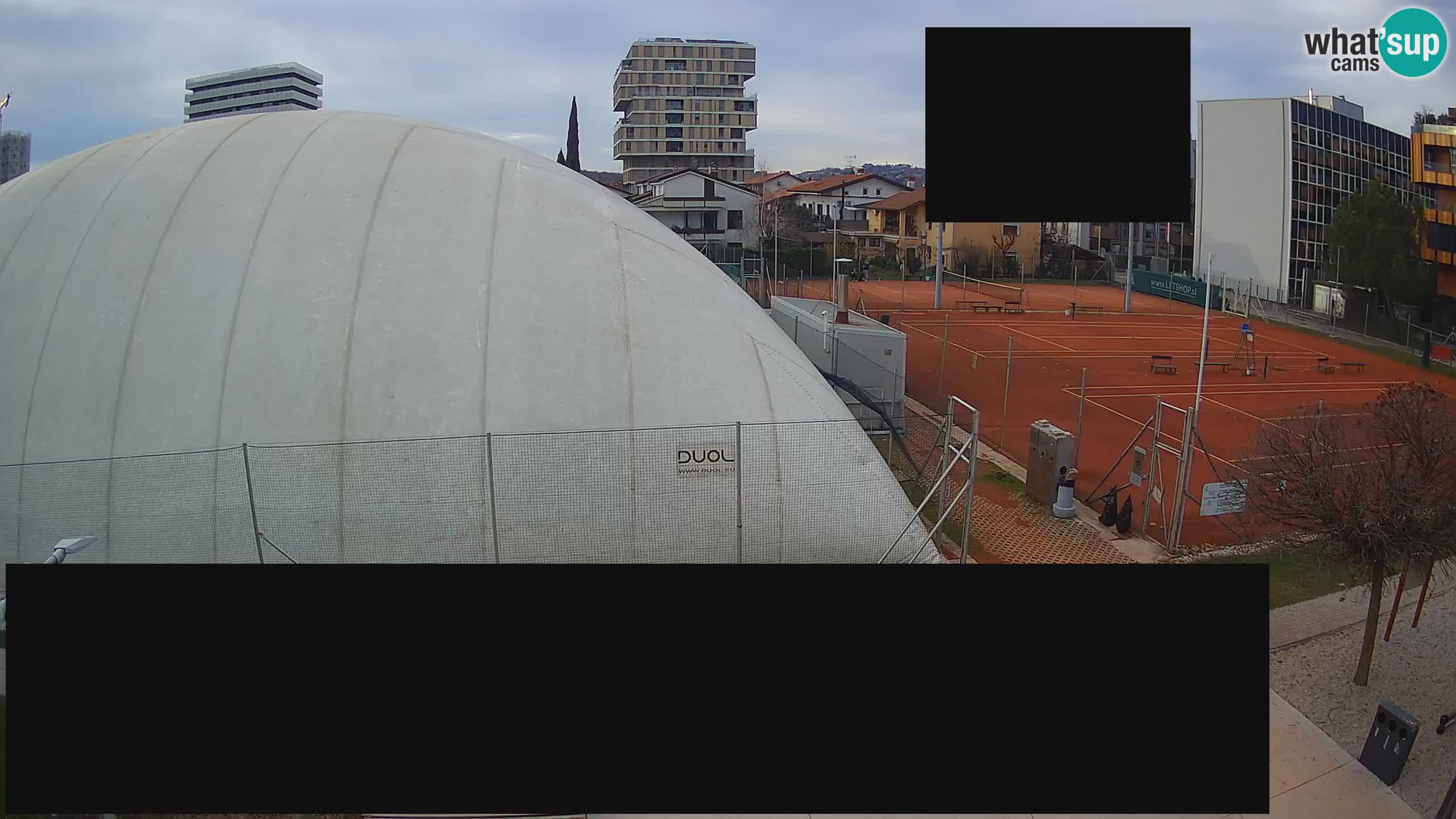 Live webcam ﻿Tennis Club Nova Gorica