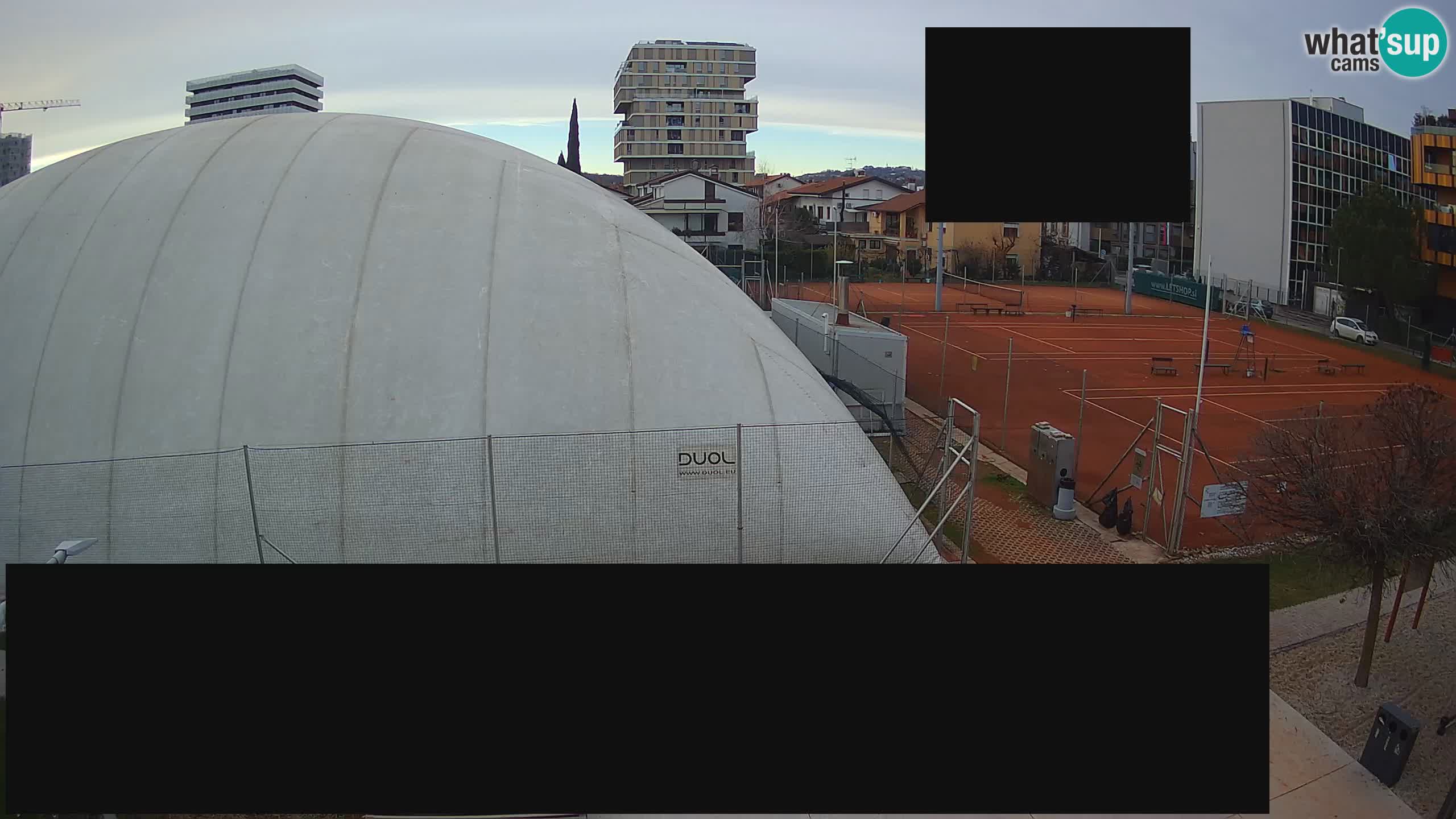 Live webcam ﻿Tennis Club Nova Gorica