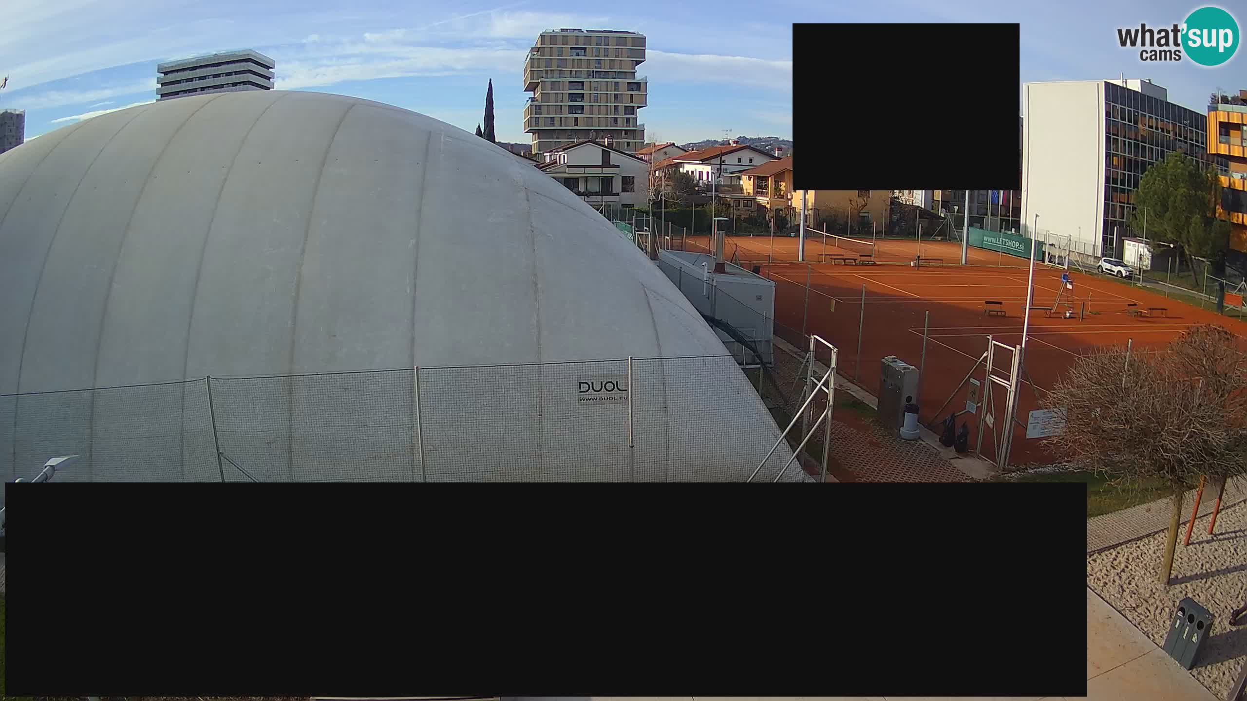 Live webcam ﻿Tennis Club Nova Gorica