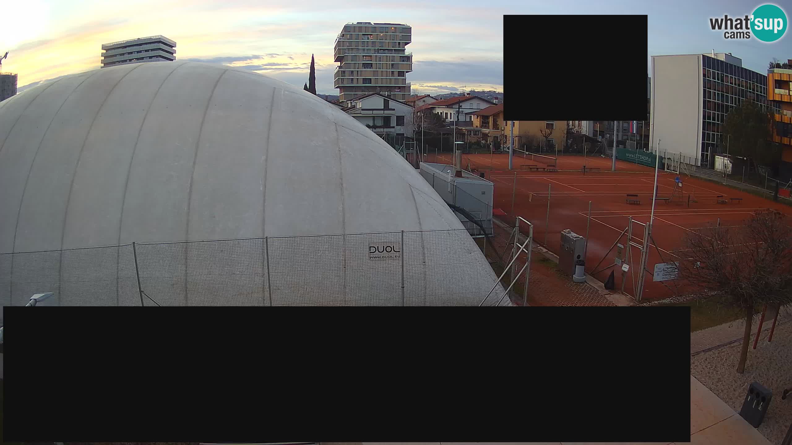 Live webcam ﻿Tennis Club Nova Gorica