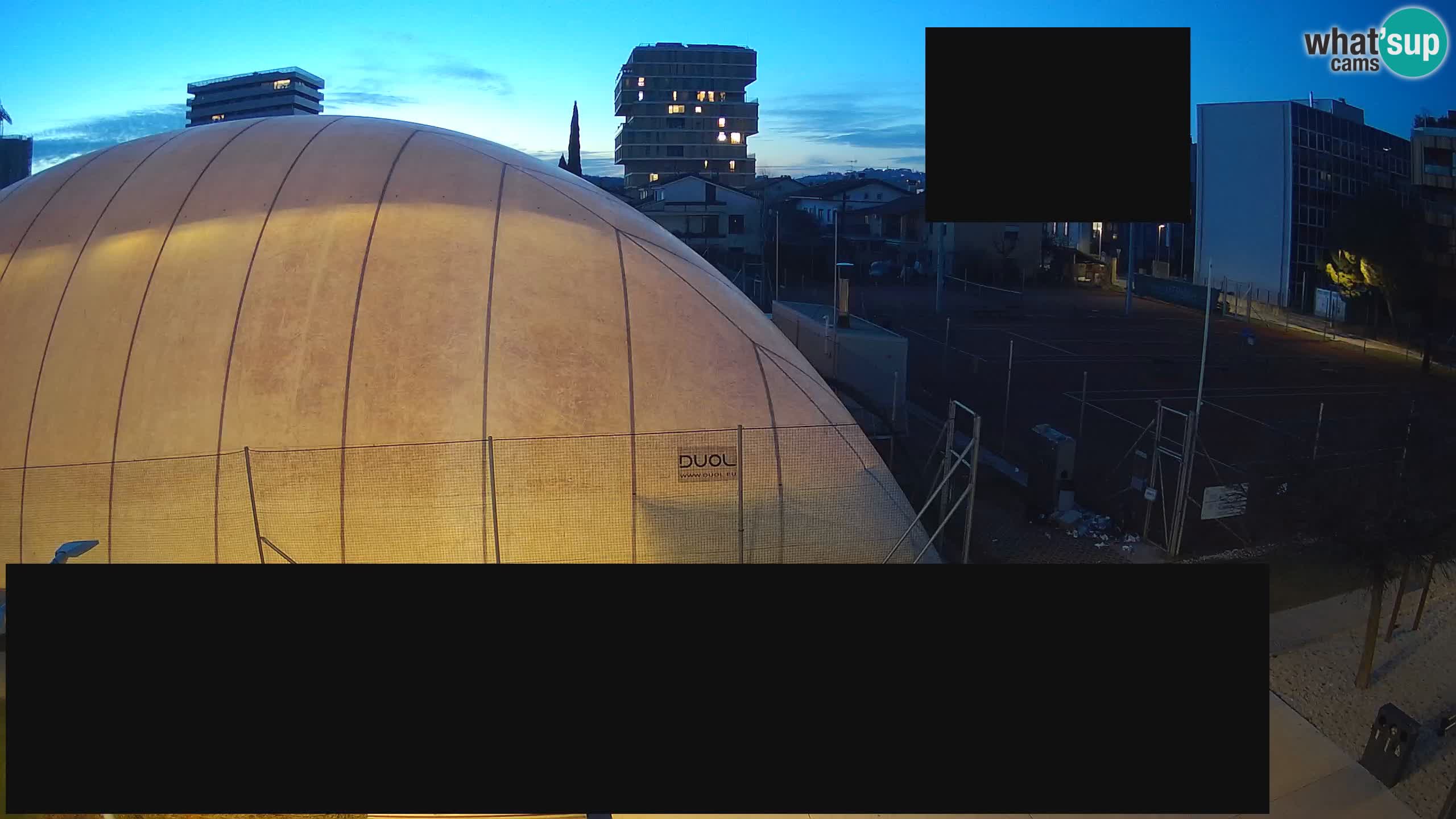 Live webcam ﻿Tennis Club Nova Gorica