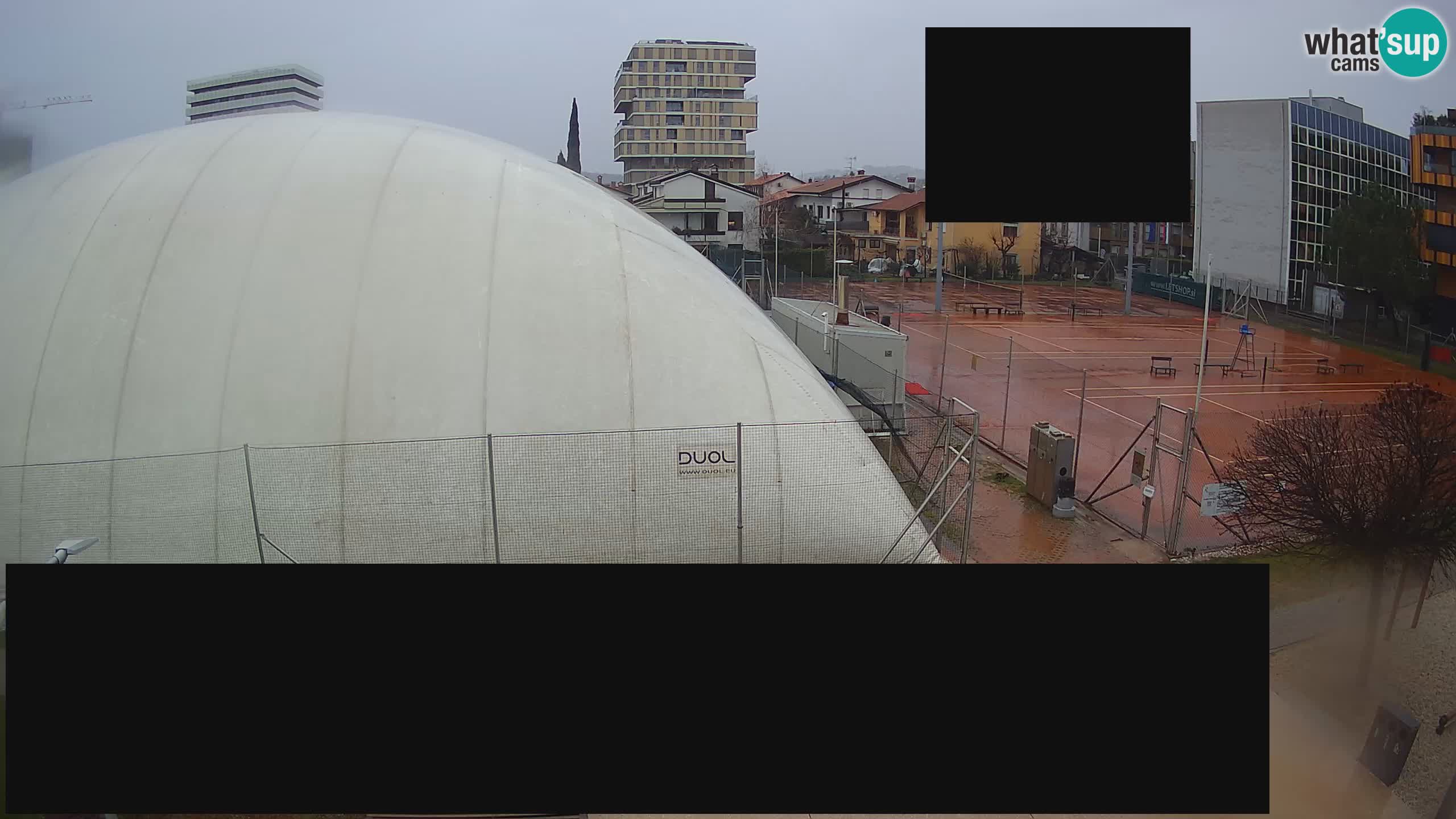 Live webcam ﻿Tennis Club Nova Gorica