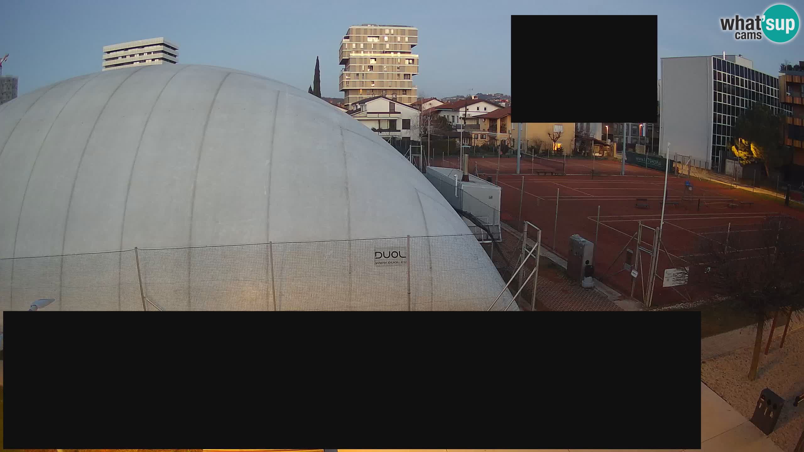 Live webcam ﻿Tennis Club Nova Gorica