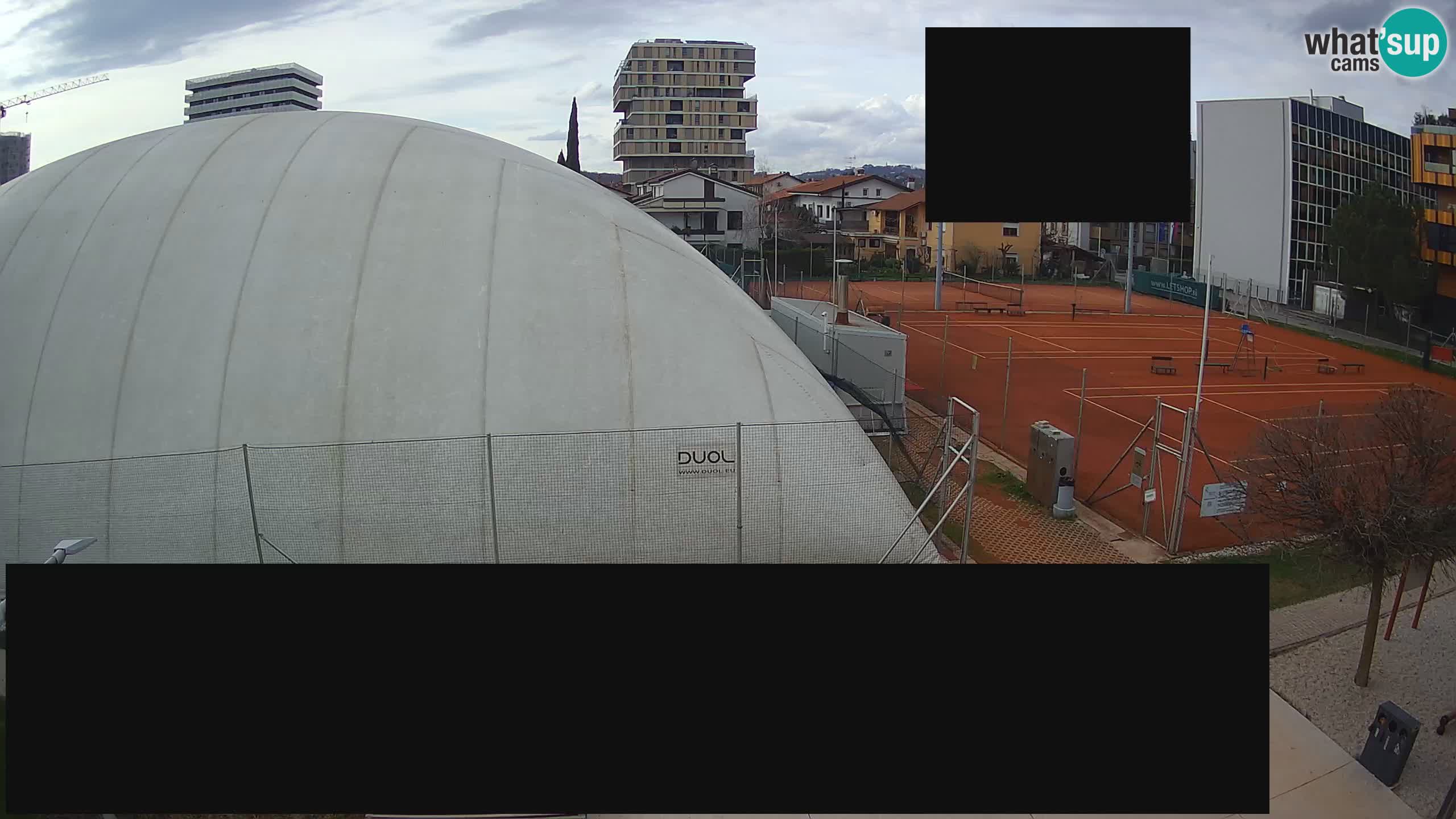 Live webcam ﻿Tennis Club Nova Gorica