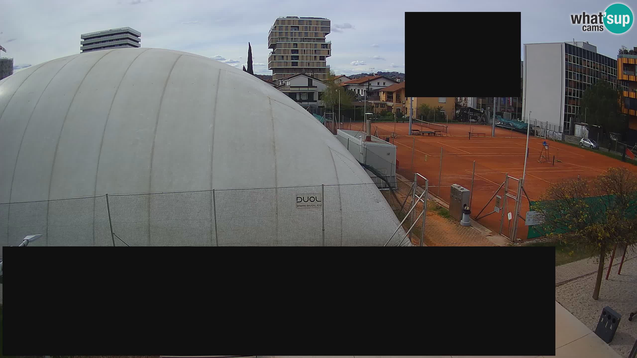 Live webcam ﻿Tennis Club Nova Gorica