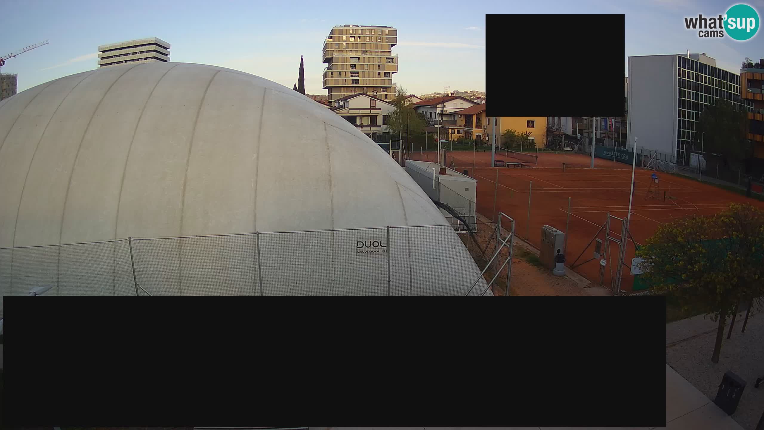 Live webcam ﻿Tennis Club Nova Gorica