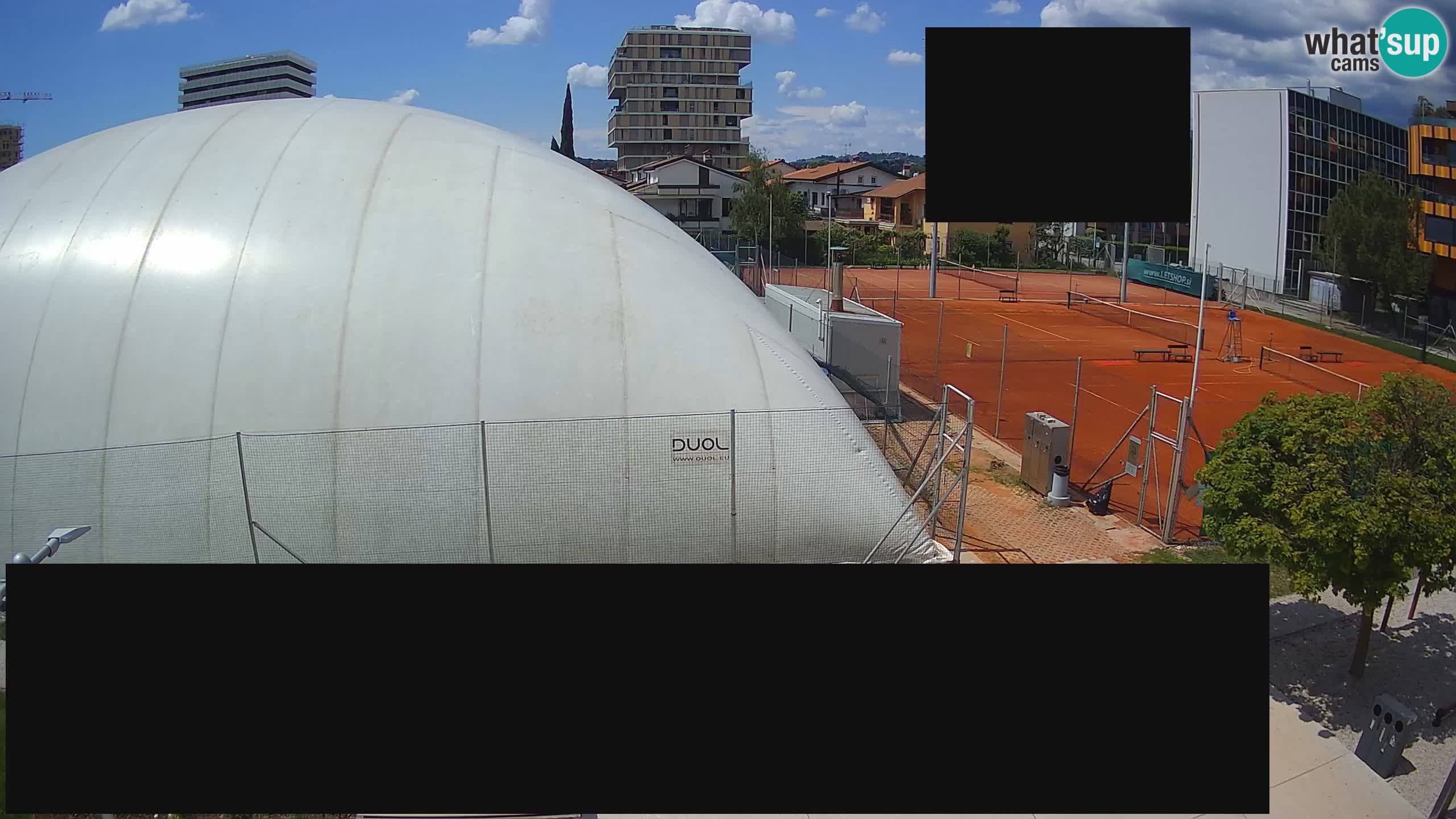 Live webcam ﻿Tennis Club Nova Gorica