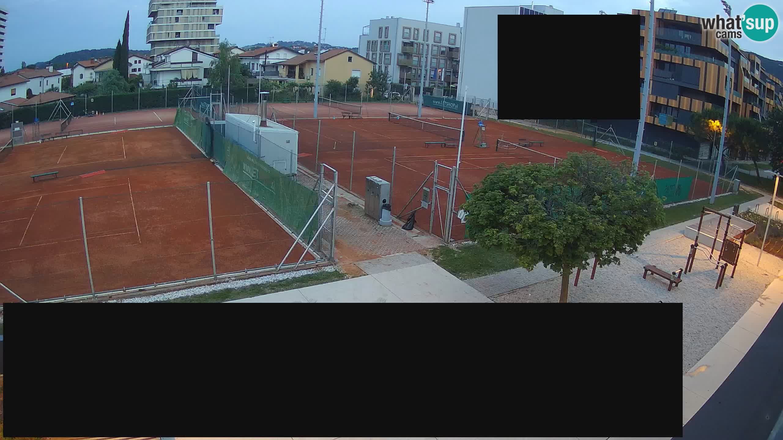 Live webcam ﻿Tennis Club Nova Gorica