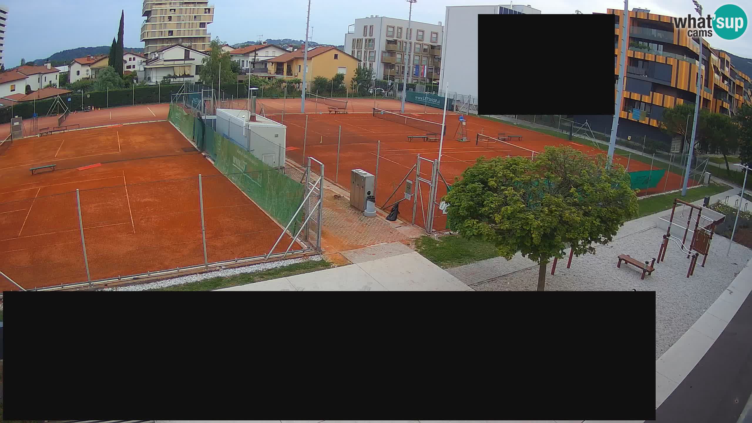 Live webcam ﻿Tennis Club Nova Gorica