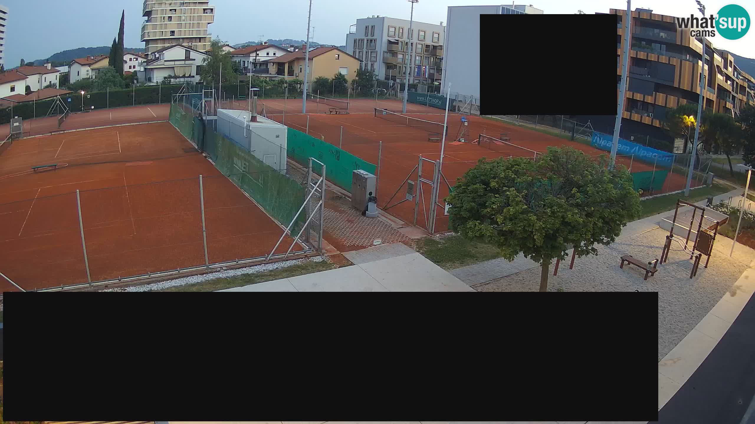 Live webcam ﻿Tennis Club Nova Gorica