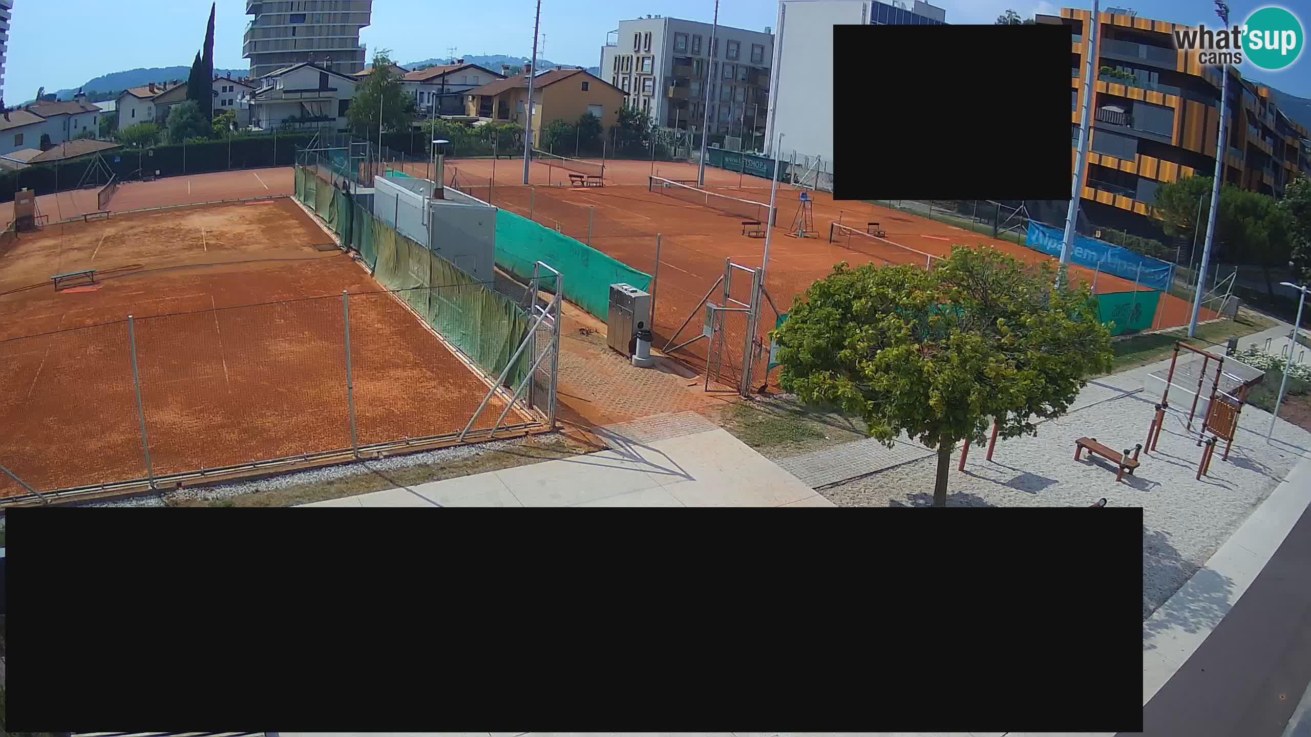 Live webcam ﻿Tennis Club Nova Gorica