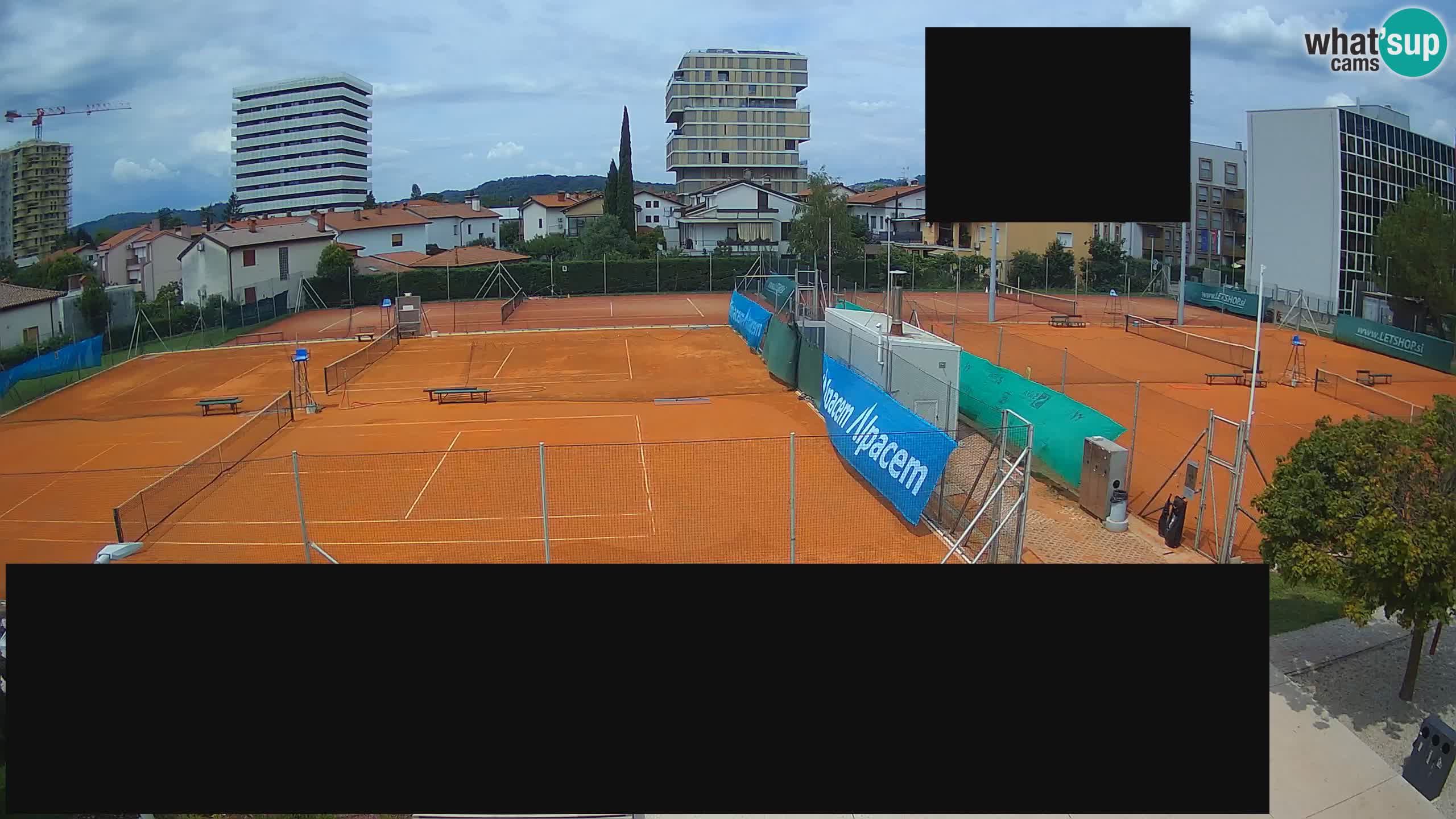 Live webcam ﻿Tennis Club Nova Gorica