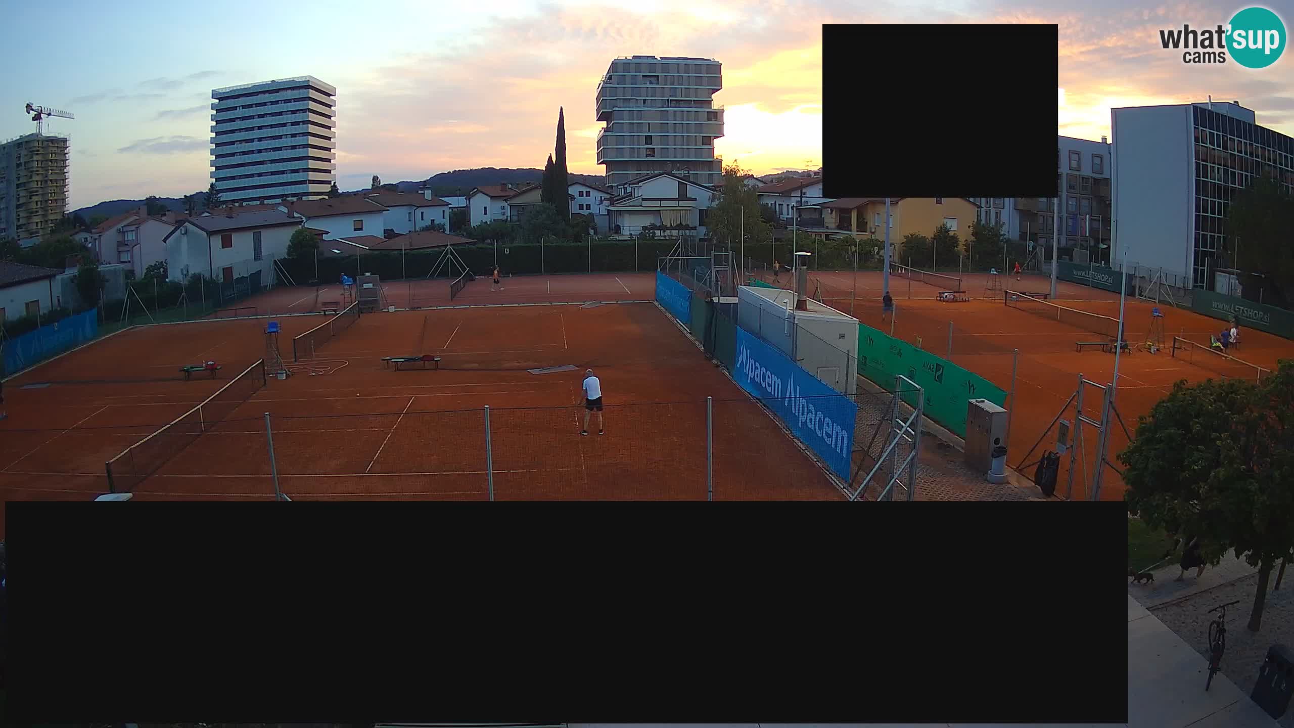 Live webcam ﻿Tennis Club Nova Gorica