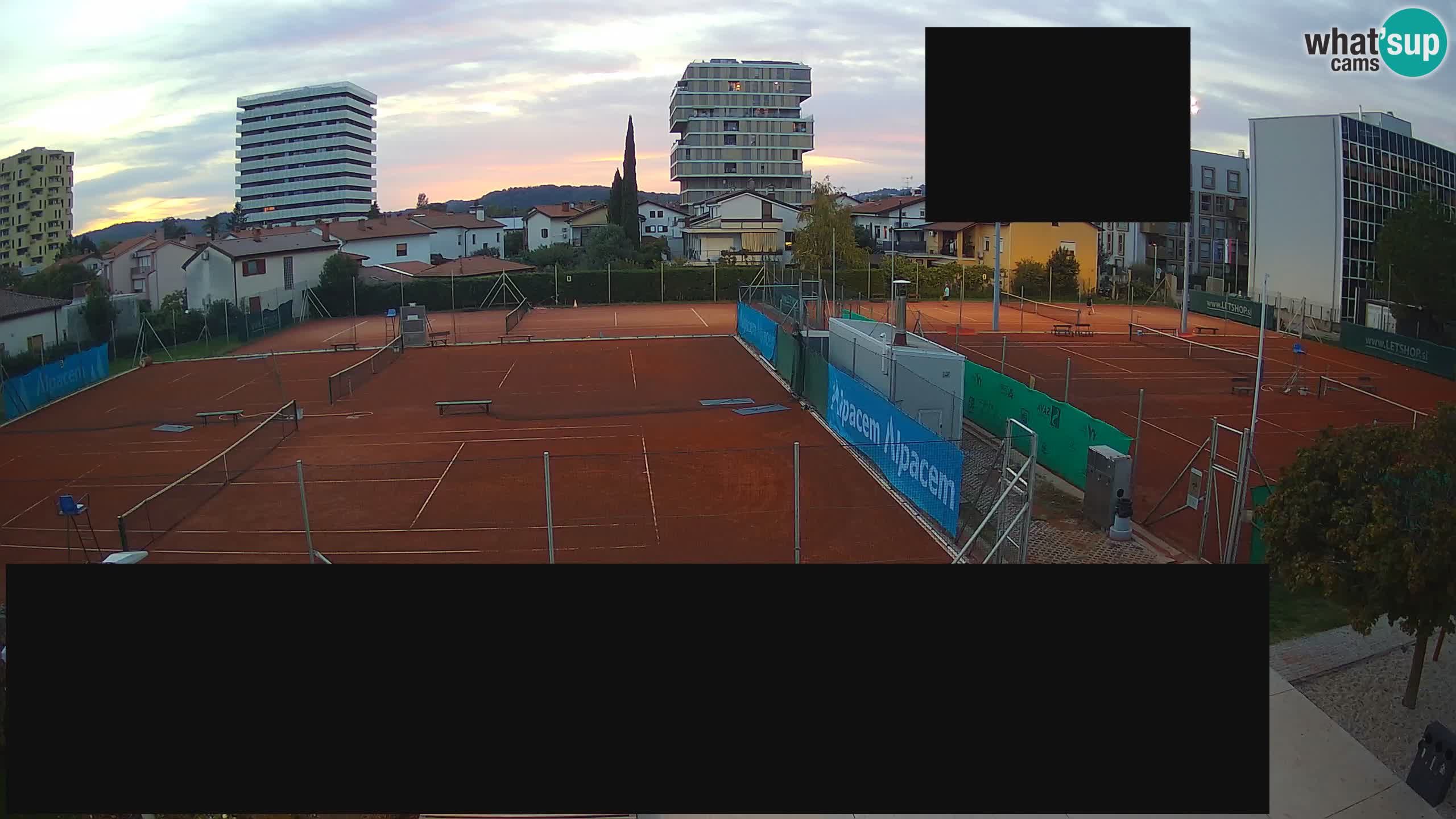 Live webcam ﻿Tennis Club Nova Gorica