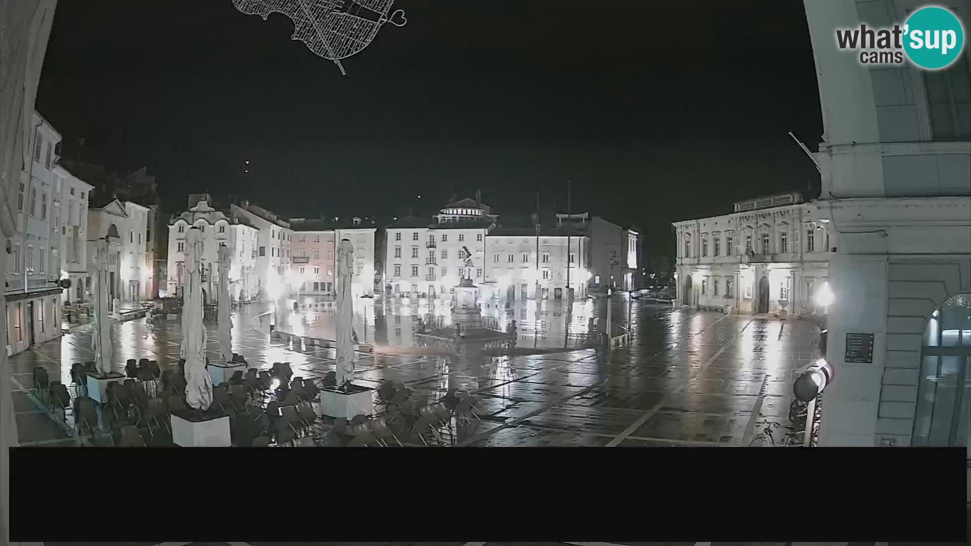 Webcam live Piran – Tartini Platz von “Mestna Kavarna”