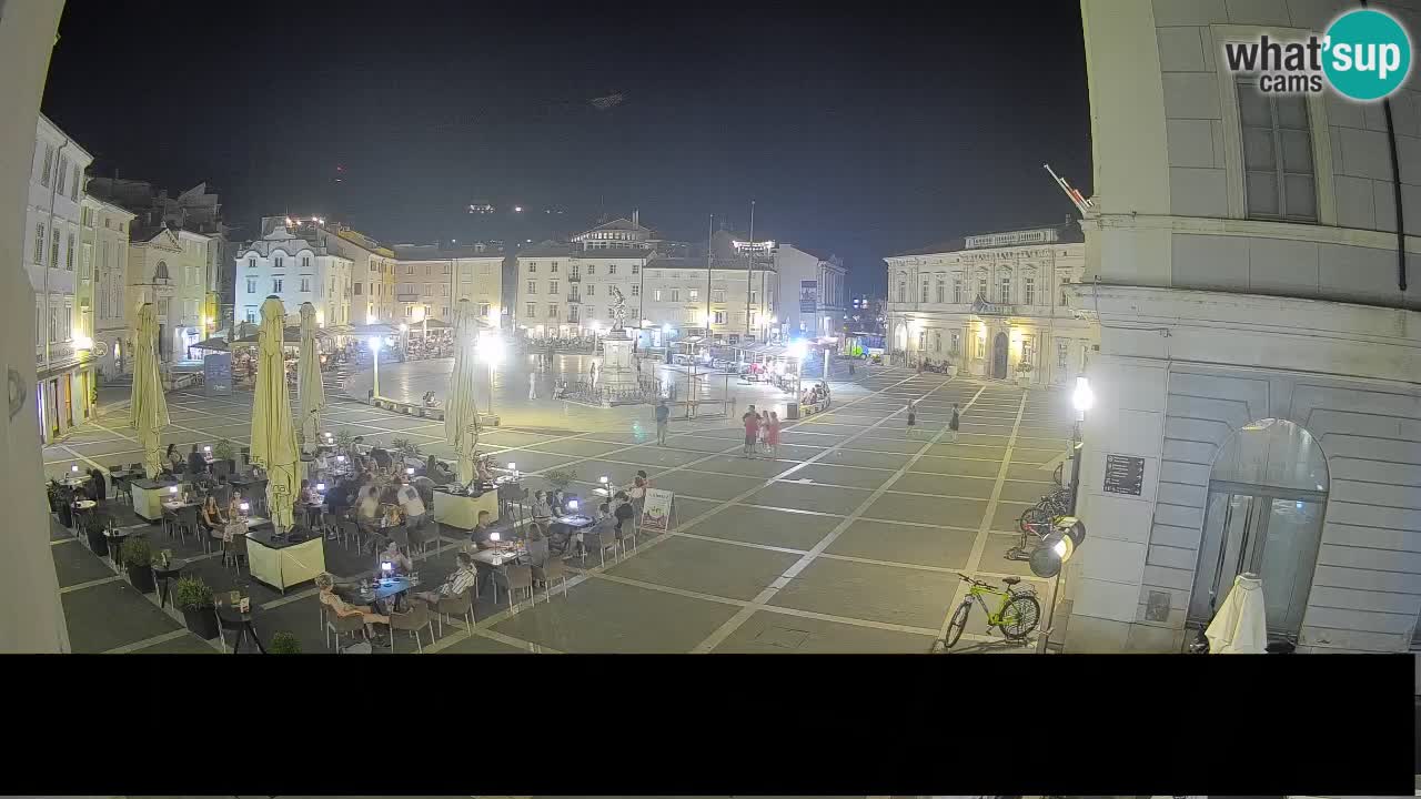Piran Tartini Square Webcam – Live View from Mestna Kavarna