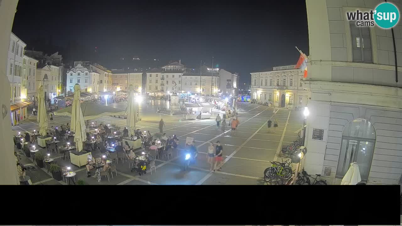 Piran Tartini Square Webcam – Live View from Mestna Kavarna