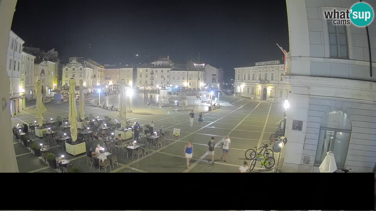 Piran Tartini Square Webcam – Live View from Mestna Kavarna