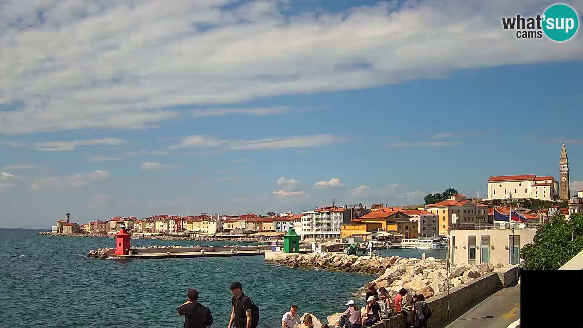 Piran – Pogled proti Punti in Mandraču