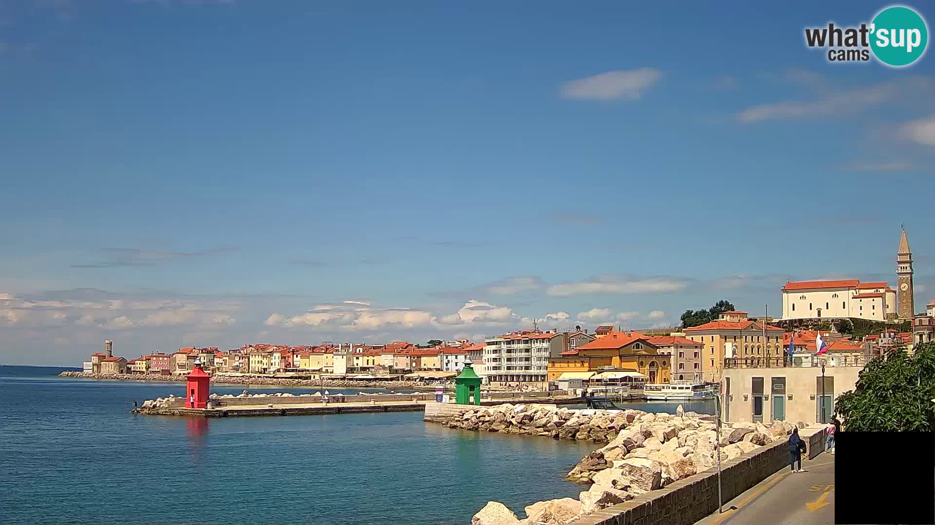 Piran – Pogled proti Punti in Mandraču
