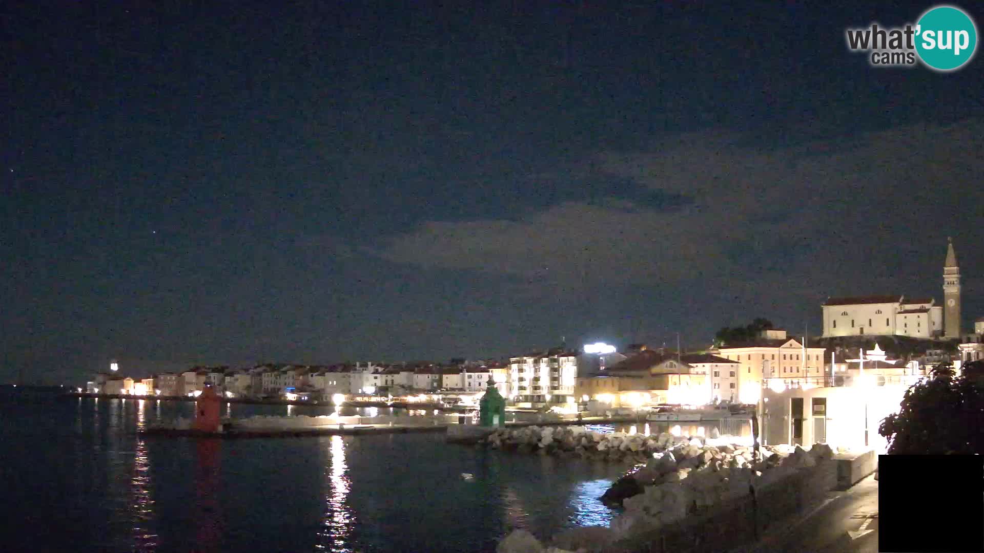 Pirano – vista verso la Punta e il “Mandrač”