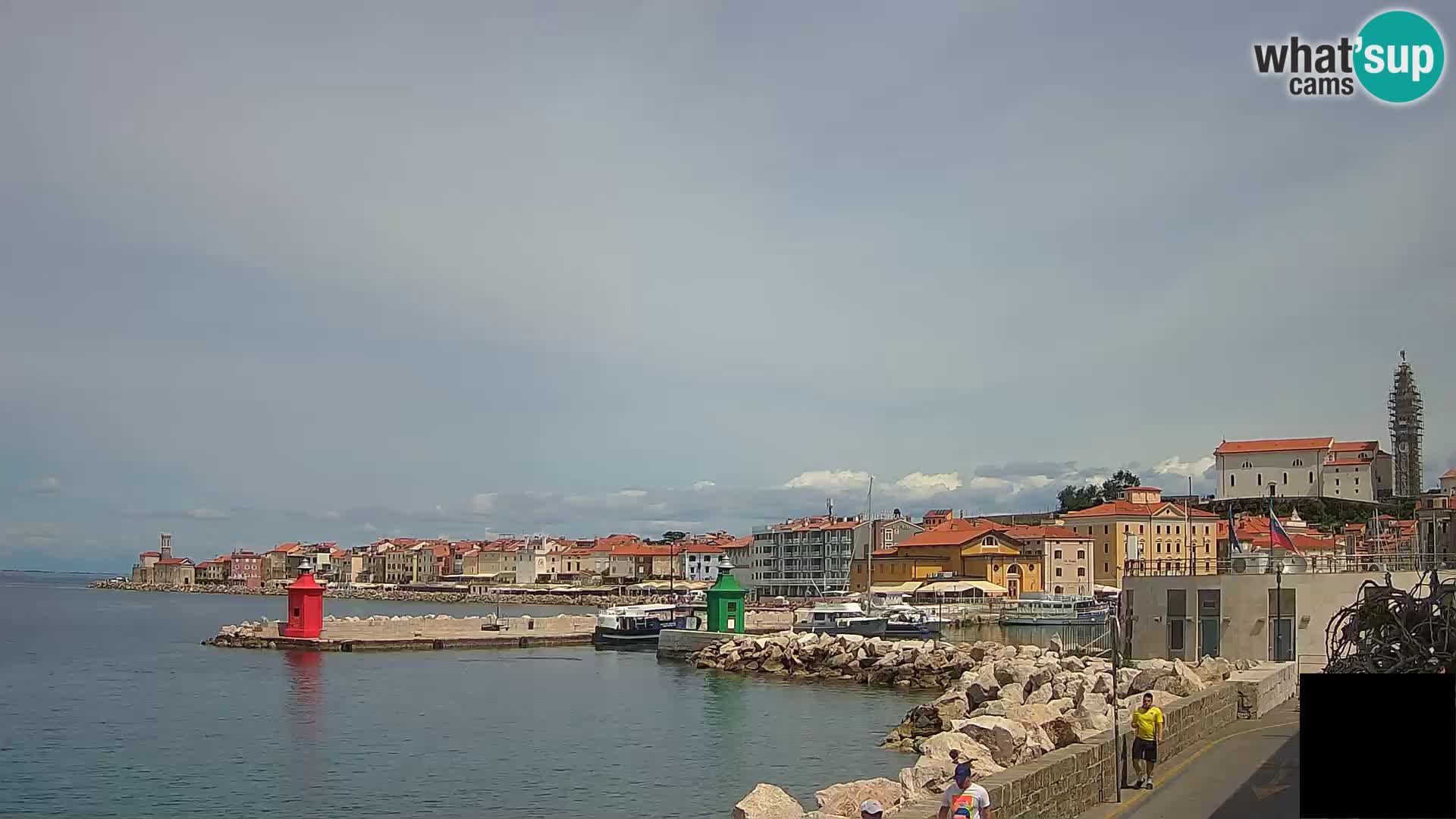 Piran – view to Punta and Mandrač