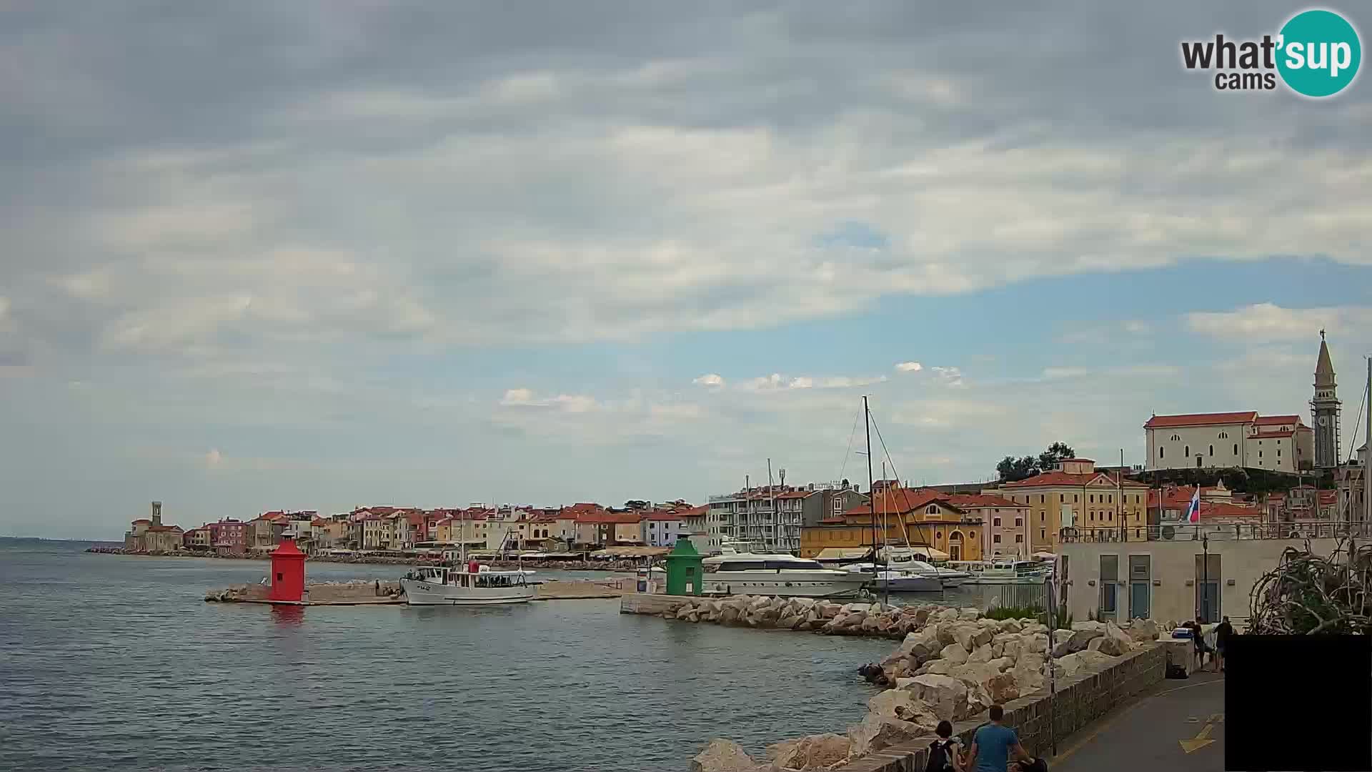 Piran – view to Punta and Mandrač