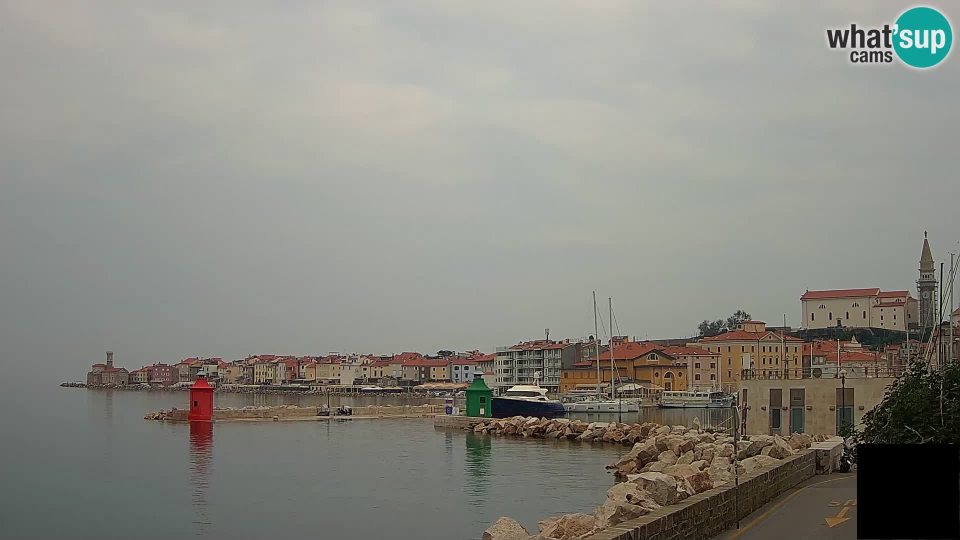 Piran – view to Punta and Mandrač