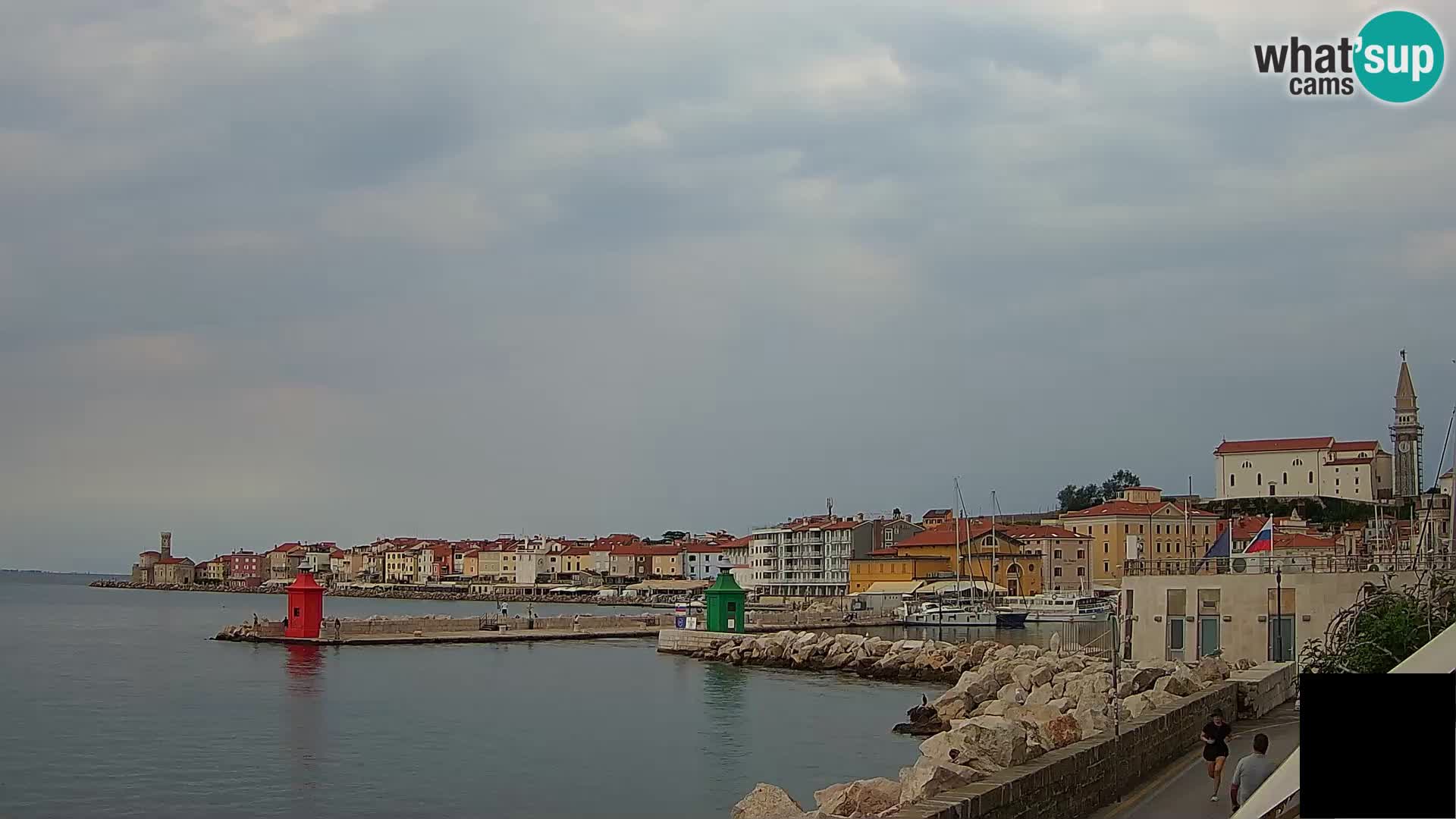 Piran – view to Punta and Mandrač