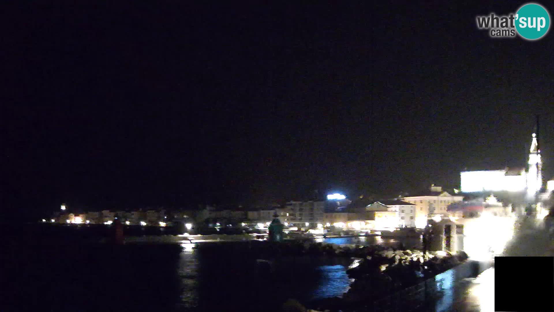 Piran – view to Punta and Mandrač