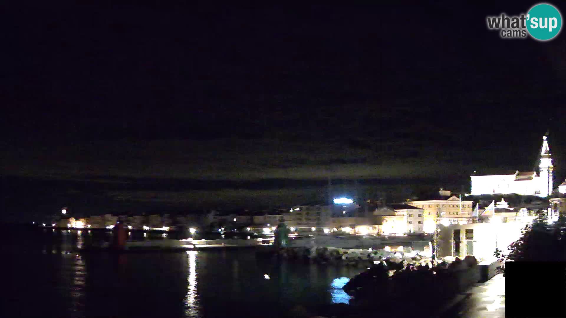 Piran – view to Punta and Mandrač