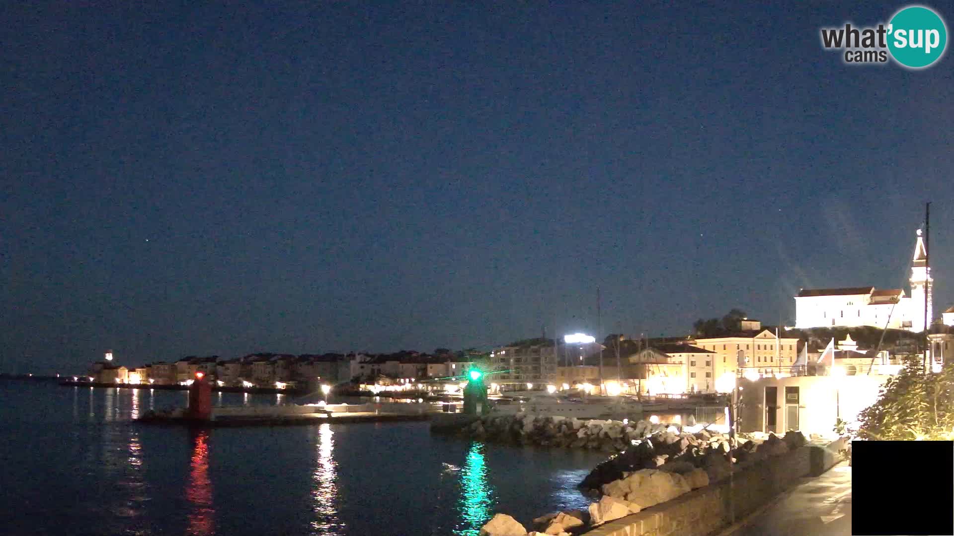 Piran – view to Punta and Mandrač