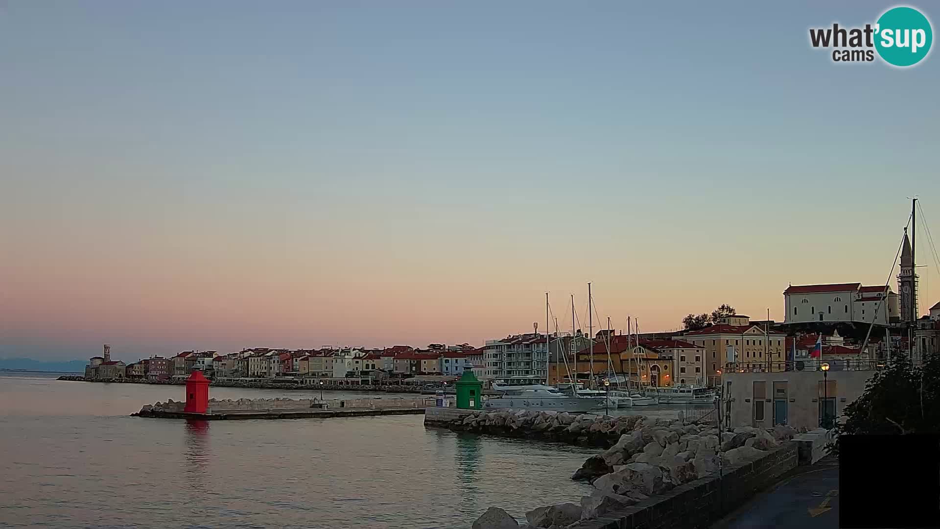 Piran – view to Punta and Mandrač