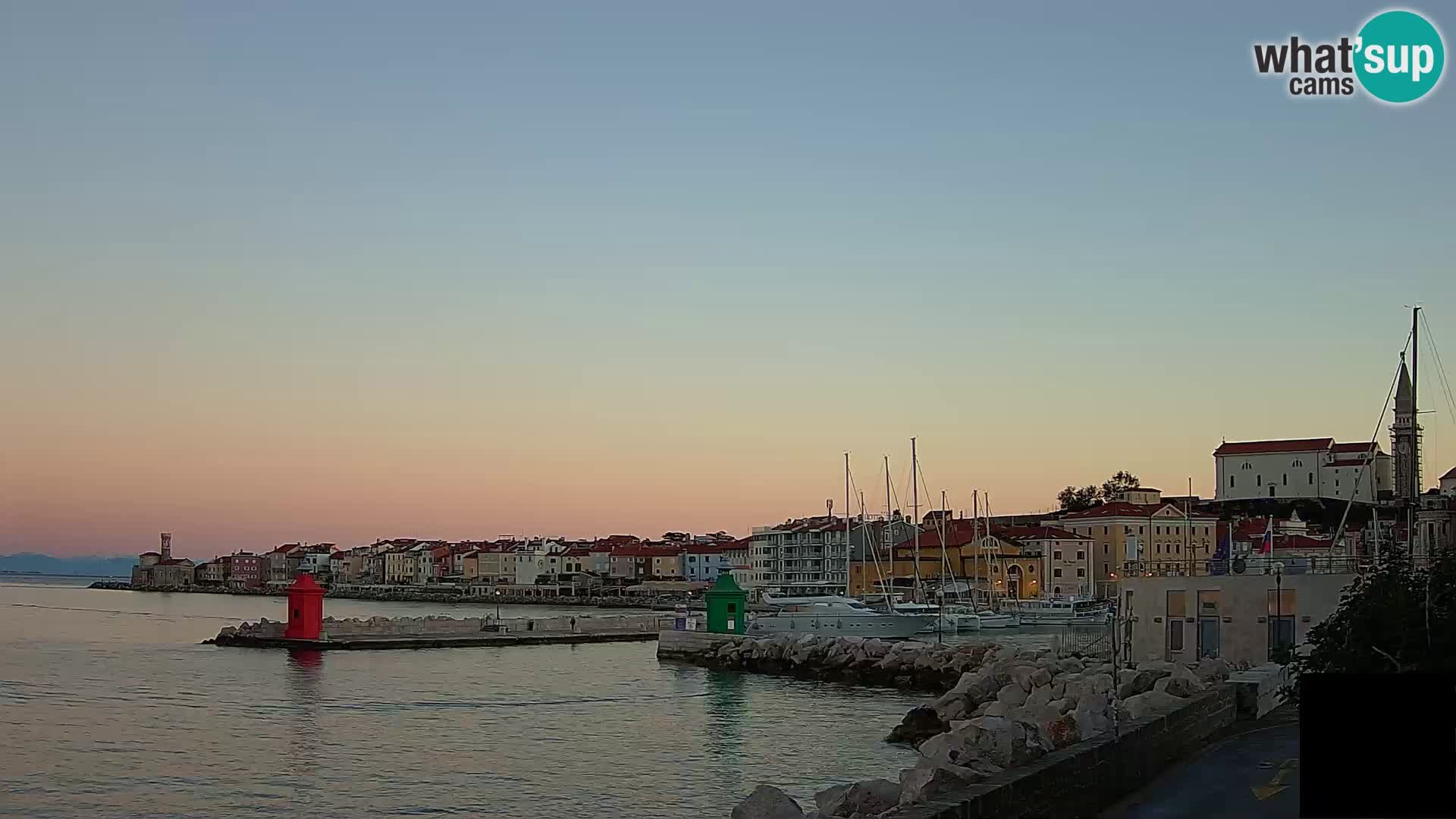 Piran – view to Punta and Mandrač