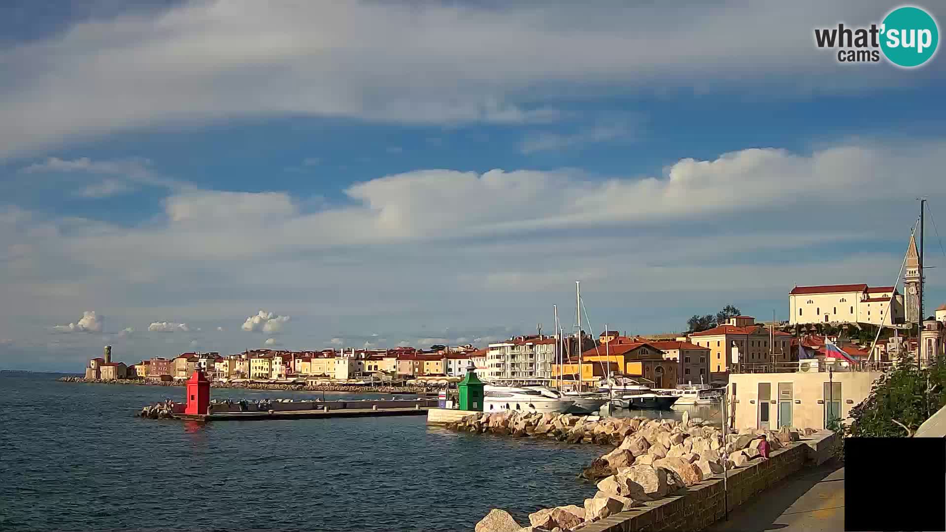 Piran – Pogled proti Punti in Mandraču