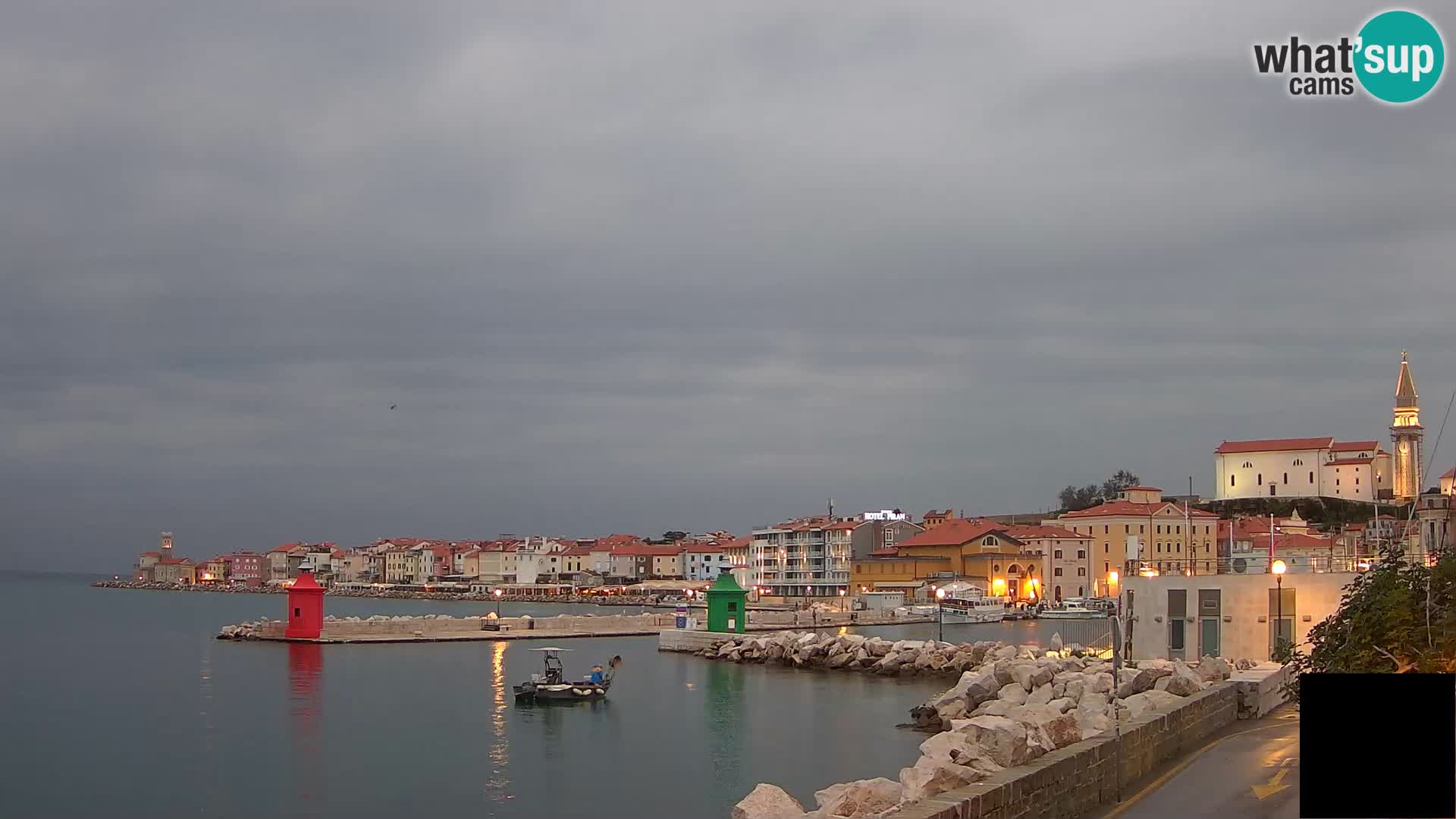 Piran – Pogled proti Punti in Mandraču