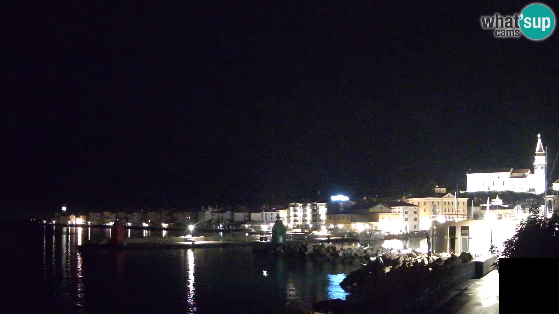 Piran – view to Punta and Mandrač