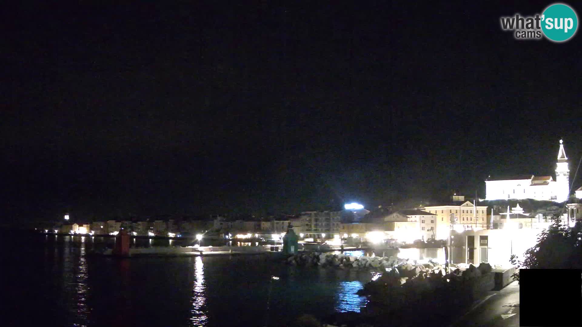 Piran – view to Punta and Mandrač