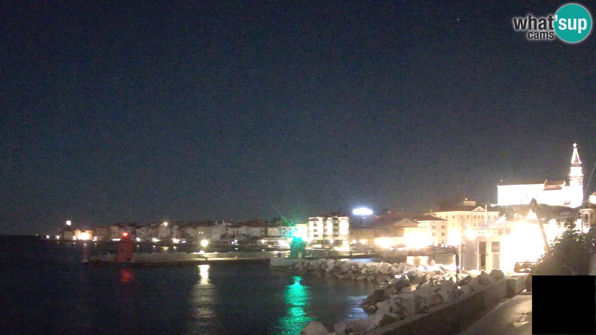 Piran – view to Punta and Mandrač