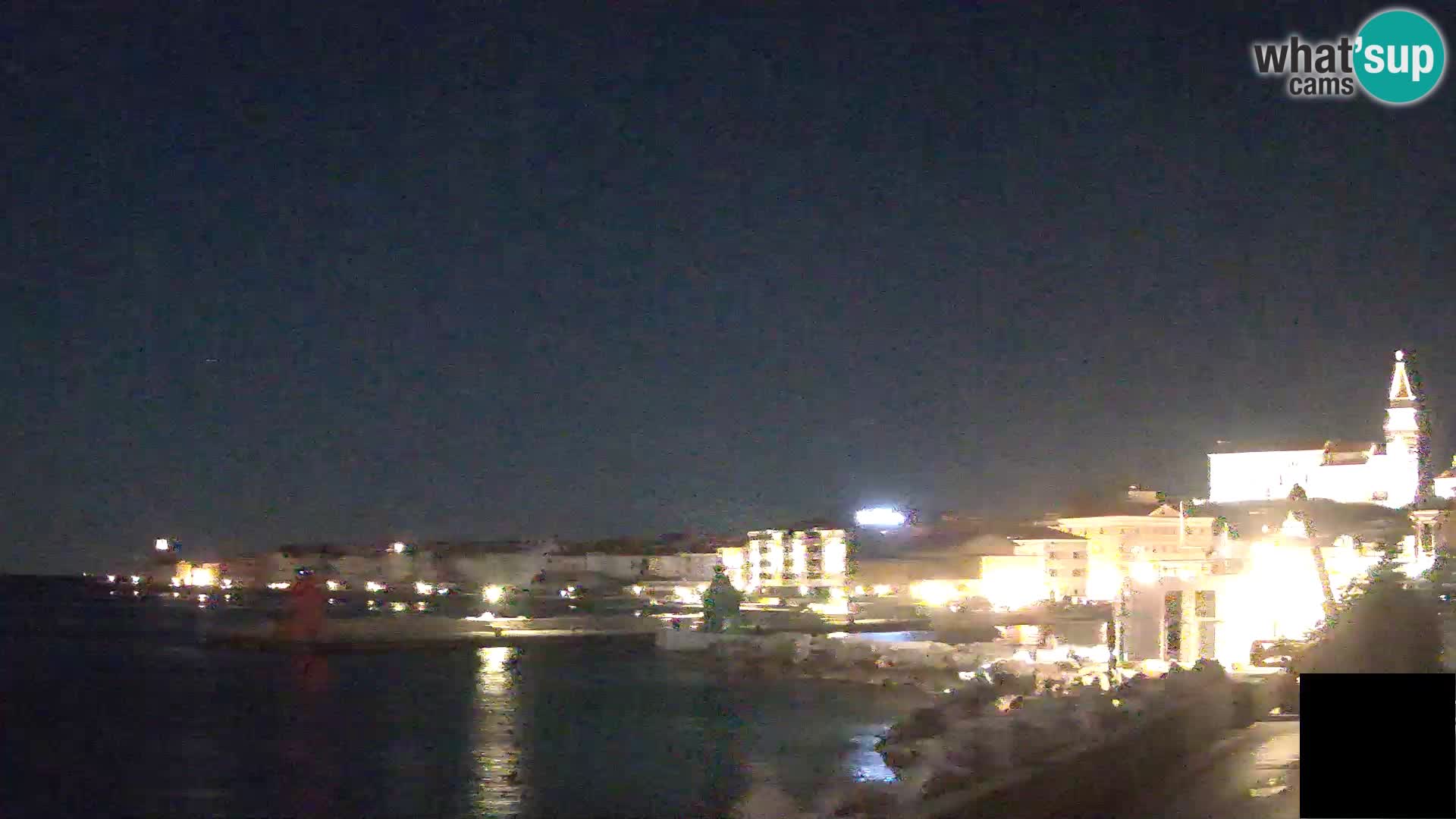 Piran – view to Punta and Mandrač