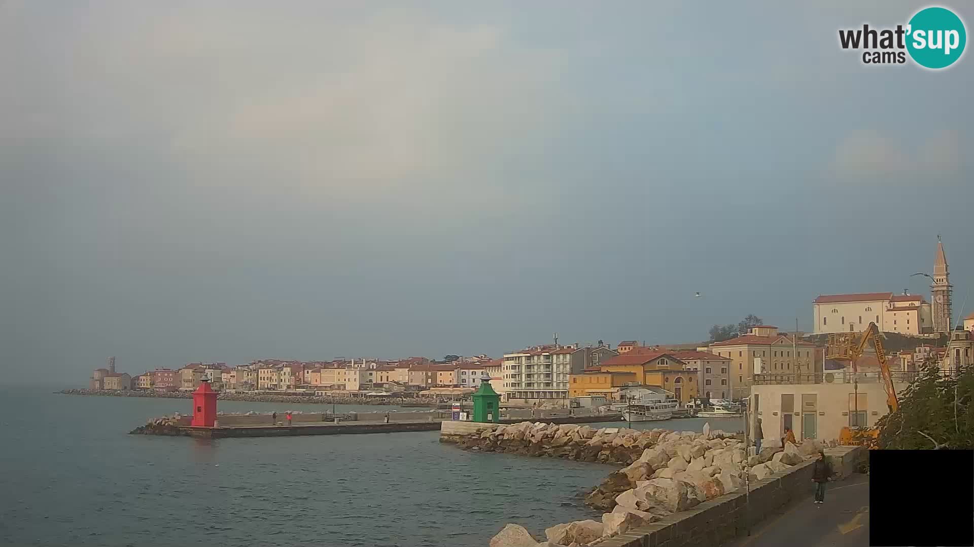 Piran – Pogled proti Punti in Mandraču