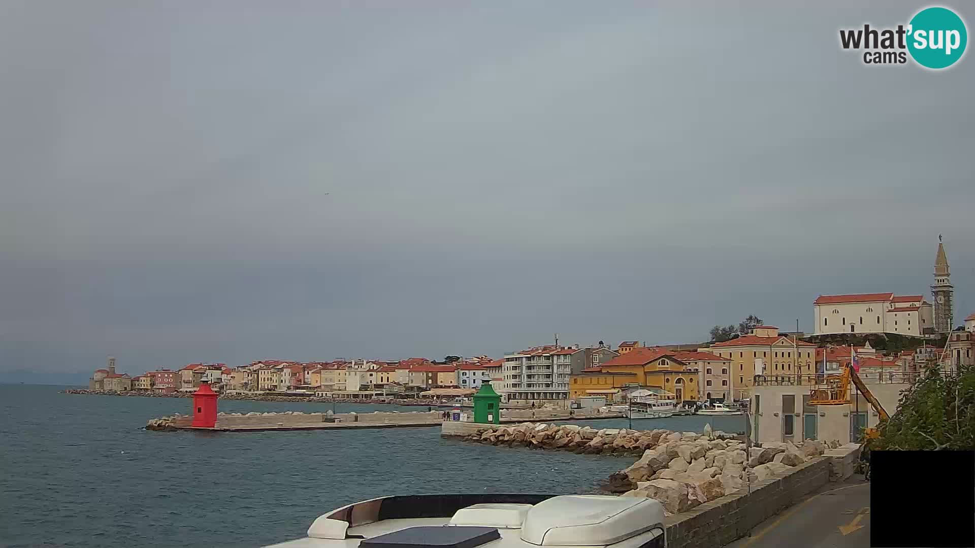 Piran – Pogled proti Punti in Mandraču