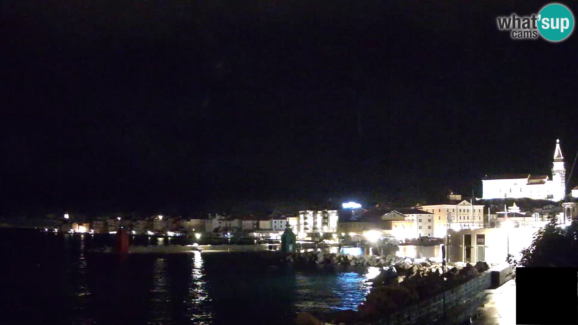 Piran – view to Punta and Mandrač